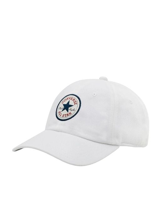Converse White All Star Patch Baseball Hat
