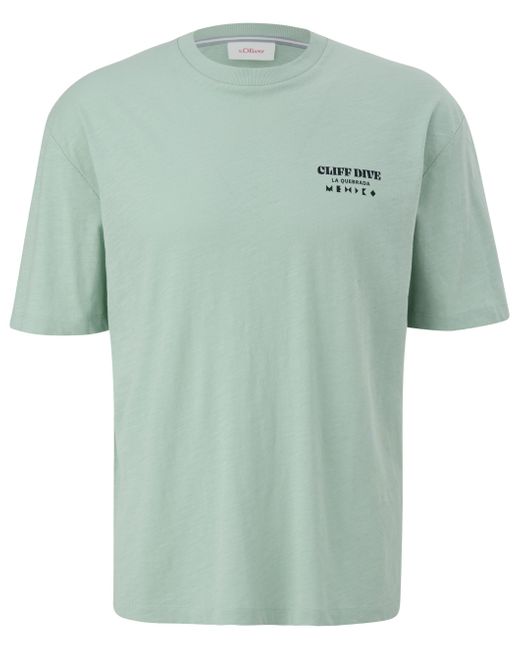 S.oliver T-Shirt in Green für Herren