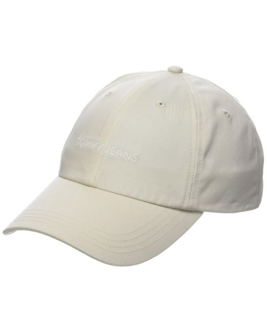 TJW Linear Logo cap AW0AW15845 Cappello di Tommy Hilfiger in White