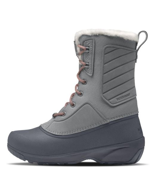 The North Face Gray Shellista Iv Mid Insulated Snow Boot