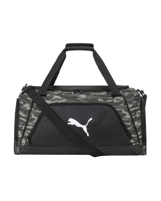 PUMA Unisex Adult Evercat Accelerator Duffel Bags in Green Camo (Black