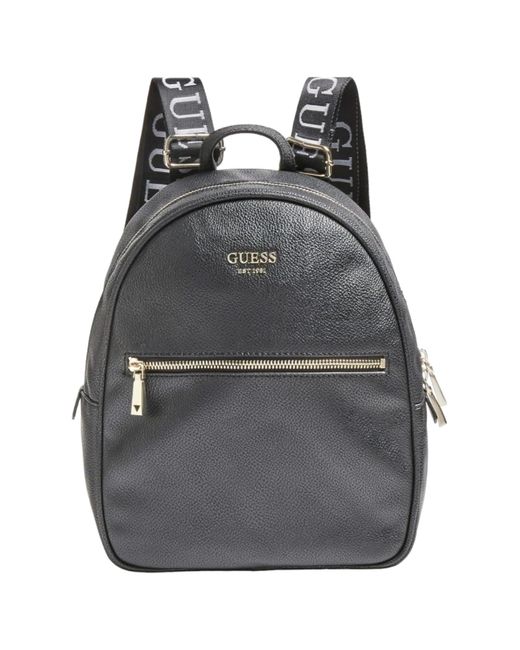 Guess Gray HWVG6995320BLA VIKKY BACKPACK BLACK Size One Size