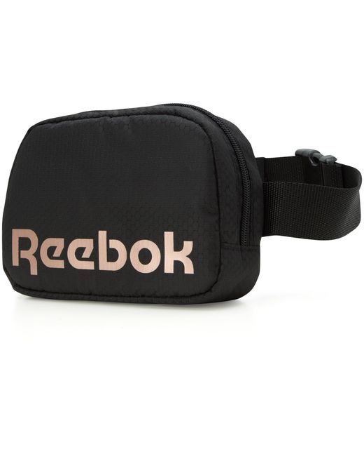 Reebok Black Cape Lightweight Waist Belt Bag - Crossbody Bag For