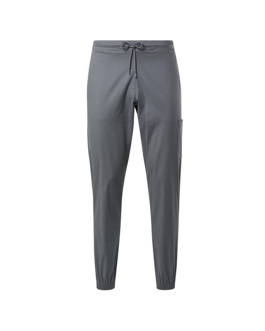 Reebok Gray 's Classics Wardrobe Essentials Woven Joggers Sweatpants