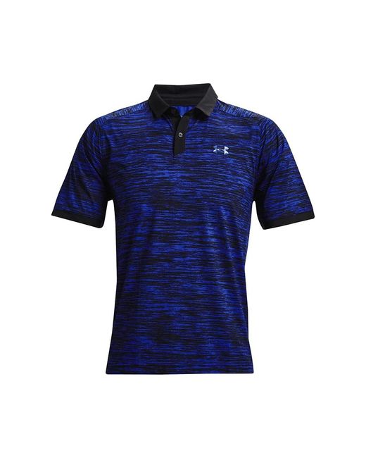 Under Armour Blue Iso-chill Abe Twist Golf Polo for men