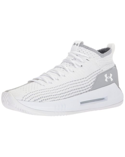 Under Armour Black Heat Seeker Basketball Shoes - 10 White for men
