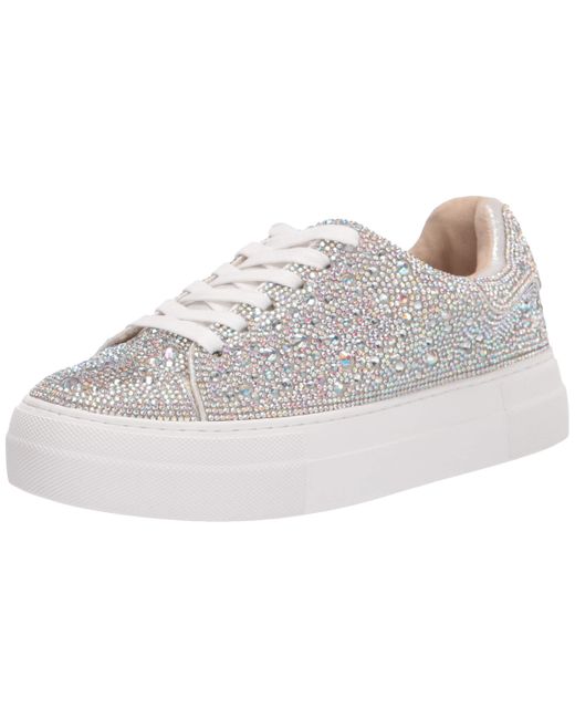 betsey johnson sidny rhinestone platform sneaker