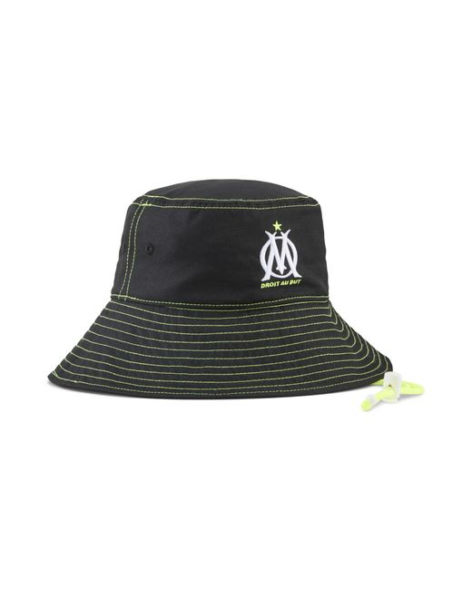 PUMA Black Olympique De Marseille Faster Bucket Hat