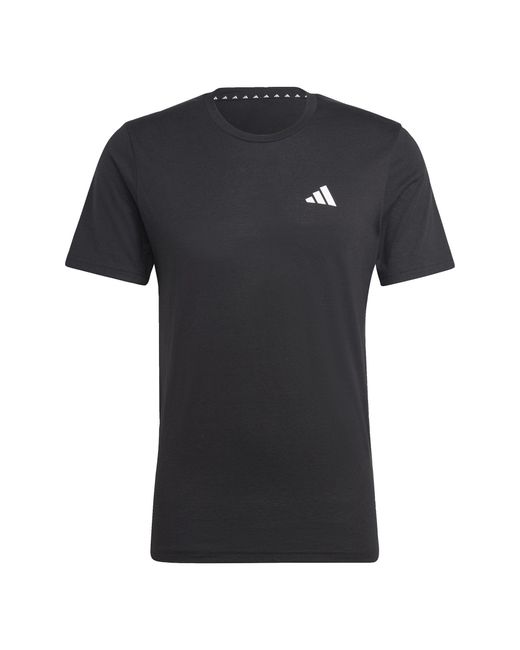 Adidas Black Training Essentials Feel Ready Training Tee for men