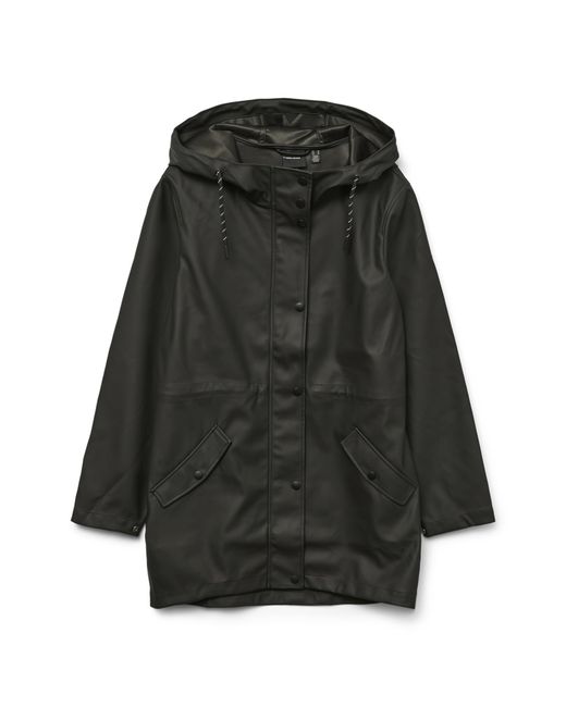 Vero Moda Black Petite beschichtete jacke