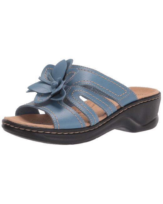 clarks blue sandals