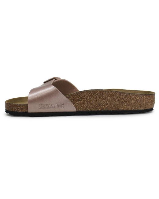 Birkenstock Brown Madrid Bs Birko-flor Copper Sandals 4.5 Uk