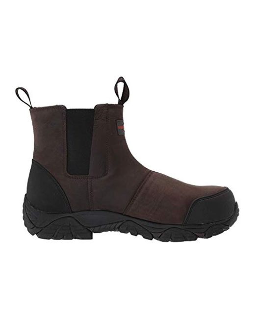 men's moab rover mid waterproof comp toe work boot wide width