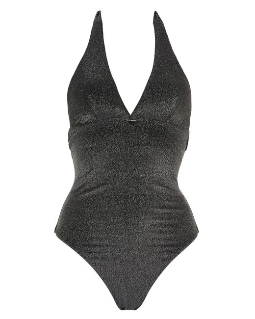 Emporio Armani Black Einteilige -Badeanzüge aus Lurex