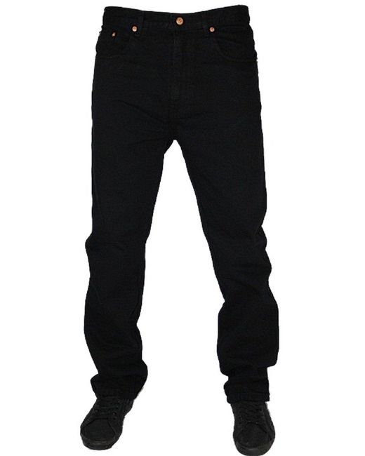 Adidas Black S Jeans Hard Wearing Heavy Duty Aztec Casual Denim Trouser Inside Leg 31 Inches for men