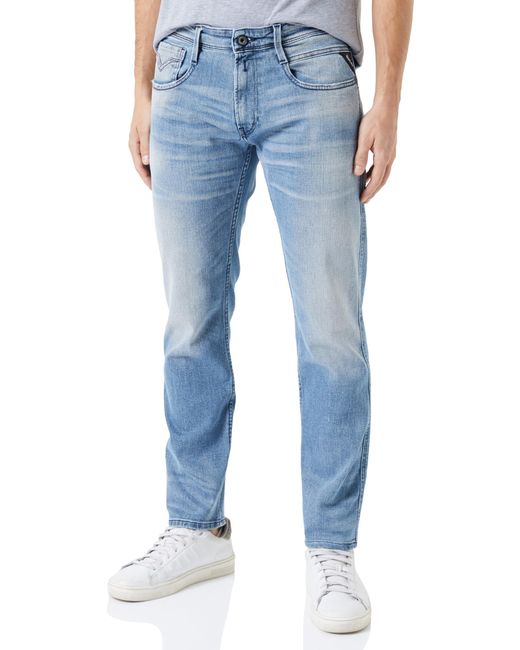 Replay Blue Jeans Anbass Slim-Fit mit Stretch