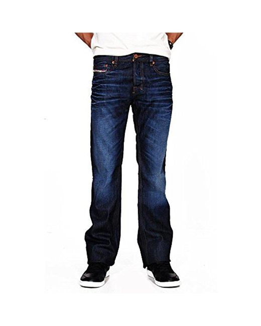 DIESEL Blue Zatiny 0073n Regular Bootcut Jean for men
