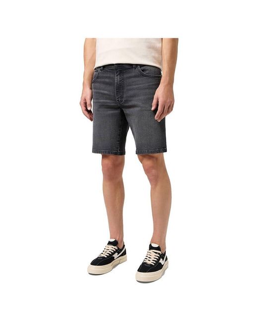Wrangler Blue Texas Denim Shorts for men