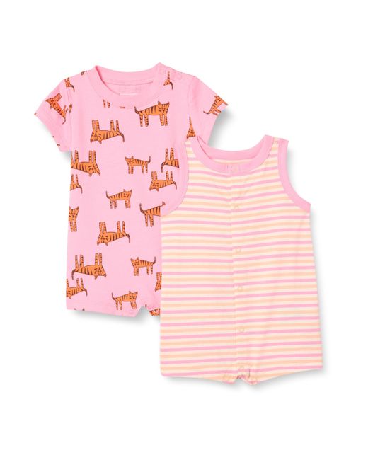 Set Tutina Senza iche Corte di Amazon Essentials in Pink