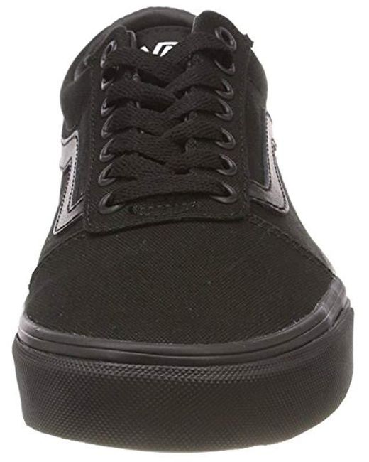 vans low top hombre negro