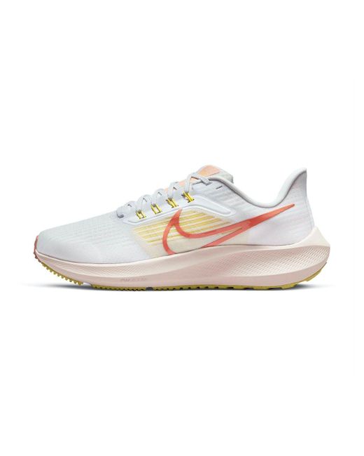 Air Zoom Pegasus 39 Baskets de course pour femme Nike en coloris Blanc Lyst