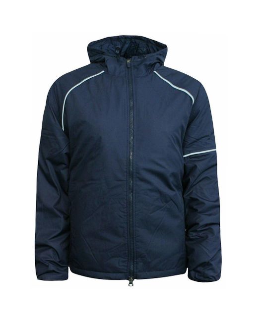 Nike Blue Climafit Long Sleeve Zip Up Hooded Jacket 261406