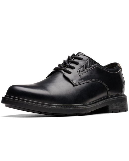 Clarks Un Shire Low S Lace Up Shoes 12 Black for men