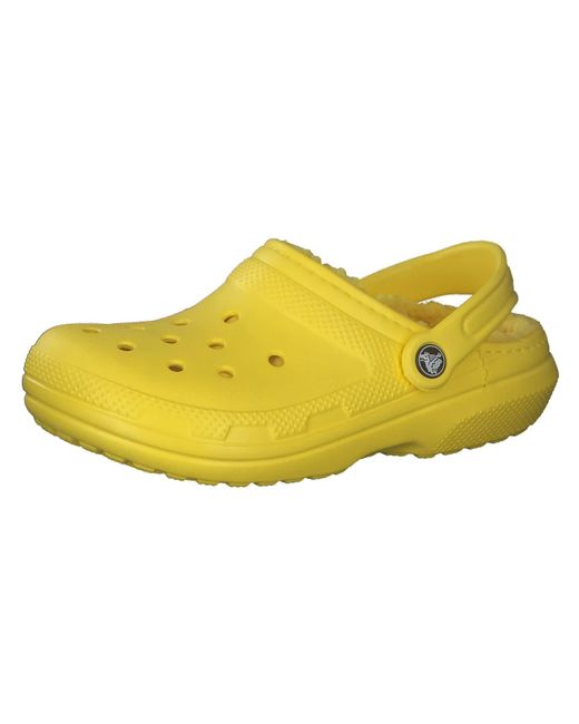 CROCSTM Yellow Adult Classic Lined Clog