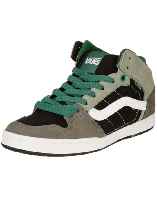 Vans Skink Mid Trainer Black white green Vipa3ma 7 Uk for Men Lyst UK