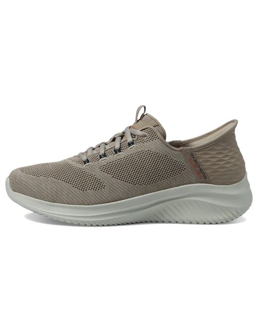 Skechers Gray Ultra Flex 3.0 New Arc Slip-in Sneaker for men