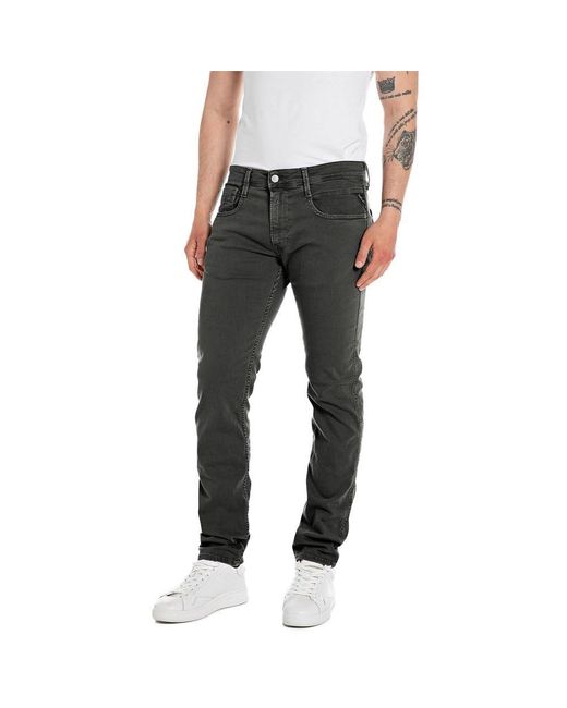 Jeans da uomo elasticizzati di Replay in Black