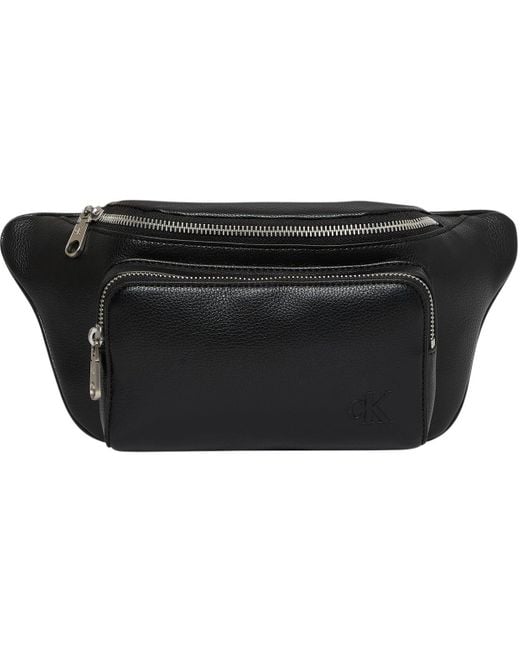 Calvin Klein Black Webbing Strap Waistbag Lv04D3130G Gürteltasche