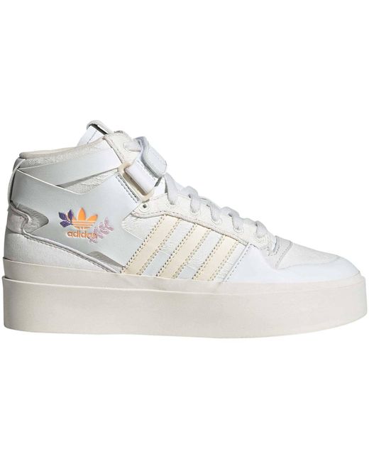 Adidas White Originals Forum Bonega Mid Sneaker EU 36 - UK 3,5