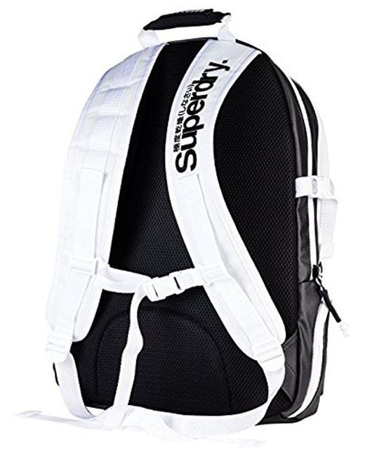 Superdry Mono Tarp Backpack Backpack in Black/White (Black) for Men | Lyst