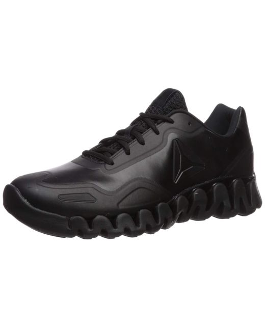 reebok zigtech black leather