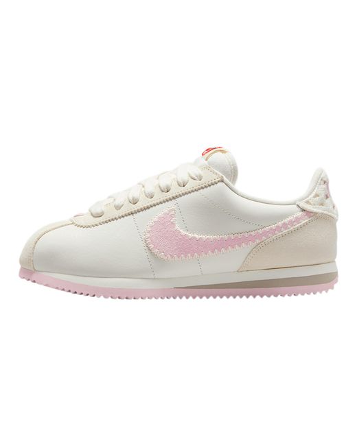 Nike White Cortez Shoes for men