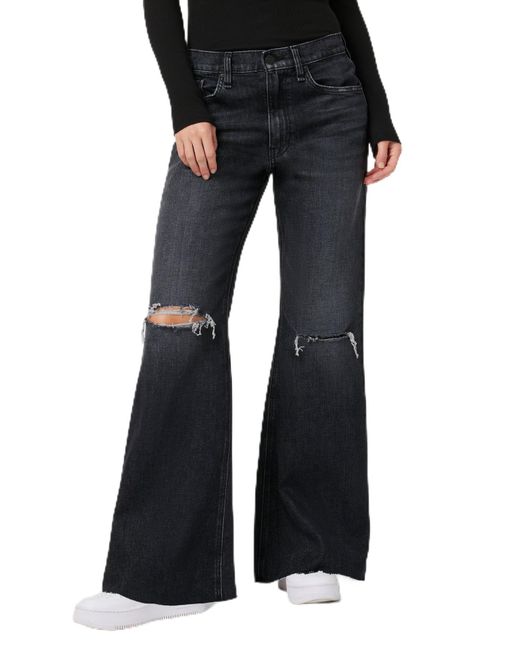 Hudson Black Jodie High-rise Flare Jeans