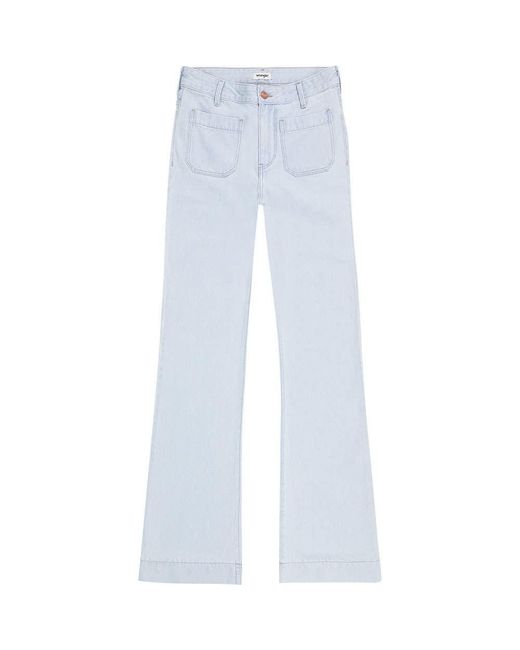 Wrangler Blue Joni Jeans White W30/l34