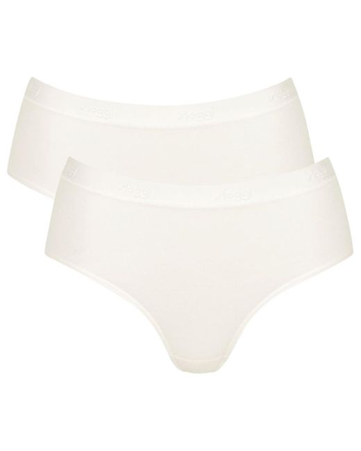 Sloggi White Go Casual Midi 2p Underwear