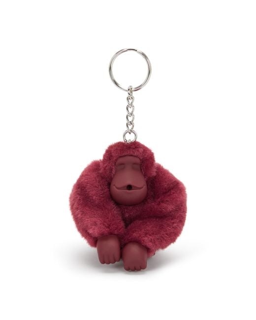 Kipling Red MONKEYCLIP M Mittelgroßer Affen-Schlüsselanhänger