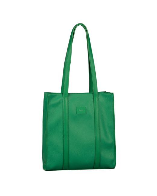 Gabor Green Bags Elfie Shopper Umhängetasche Reißverschluss Mittelgroß Grün