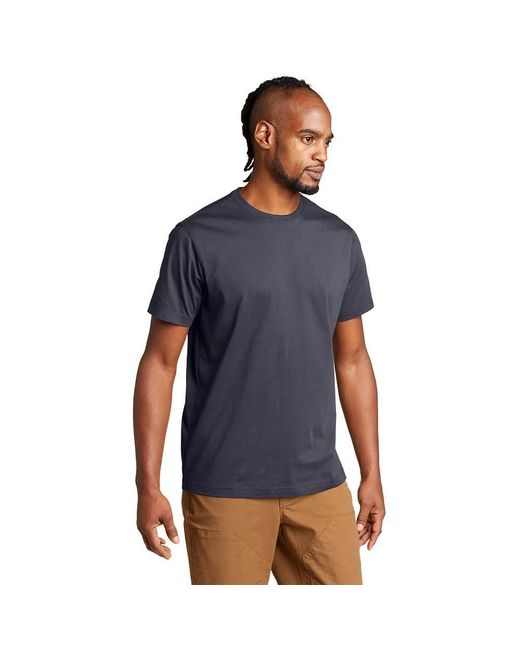 Eddie Bauer Blue Legend Wash 100% Cotton Short-sleeve Classic T-shirt for men