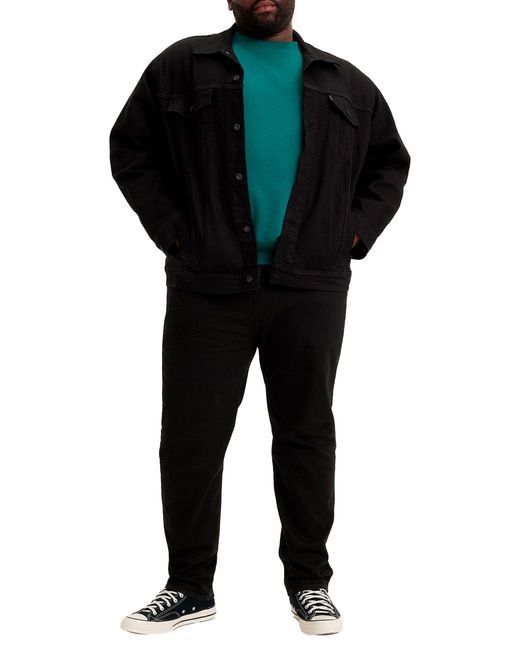 512 Slim Taper Big & Tall di Levi's in Black da Uomo