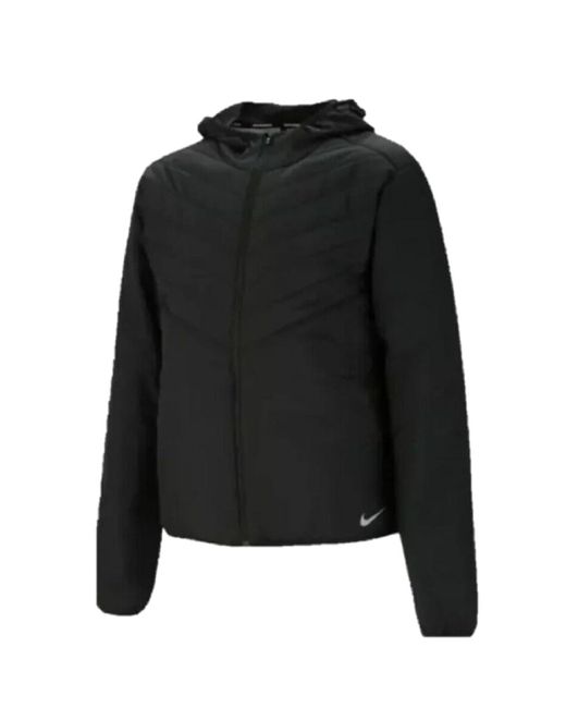 Nike Sports Running Aerolayer Hoodie Jacket Black Dj0569-010 for men