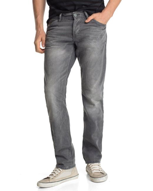 Esprit Edc By Slim Jeans 5 Pocket in het Gray voor heren