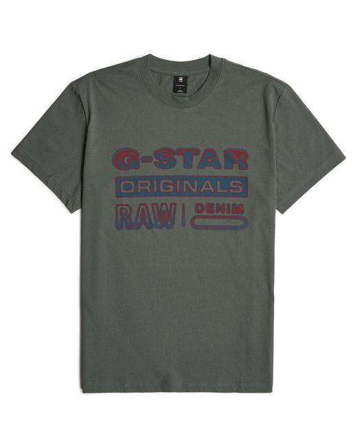 G-Star Gradient Originals Regular Tee in het Green voor heren