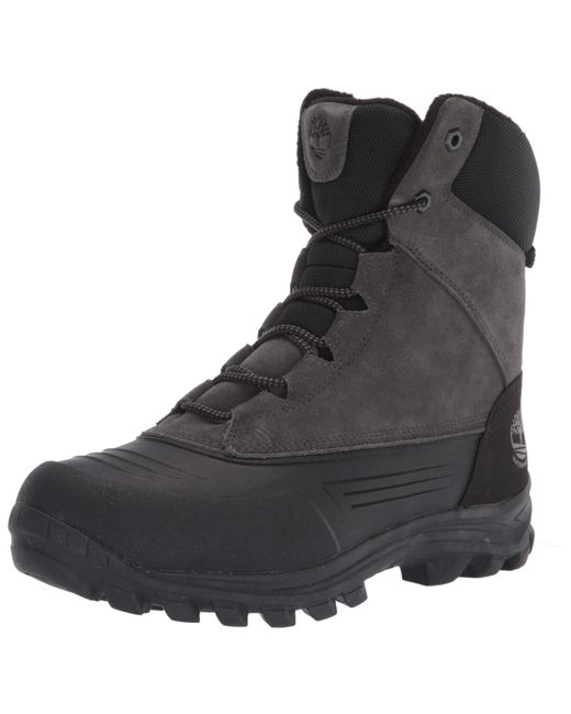 timberland men's snowblades warm lined mid boot snow
