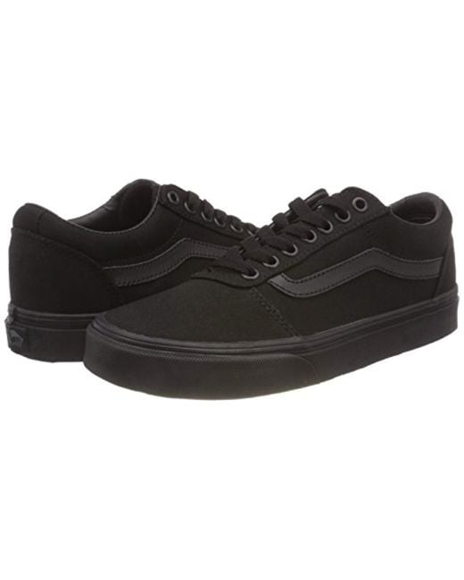 vans low top hombre negro