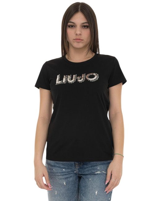 T-Shirt Donna LIUJO di Liu Jo in Black