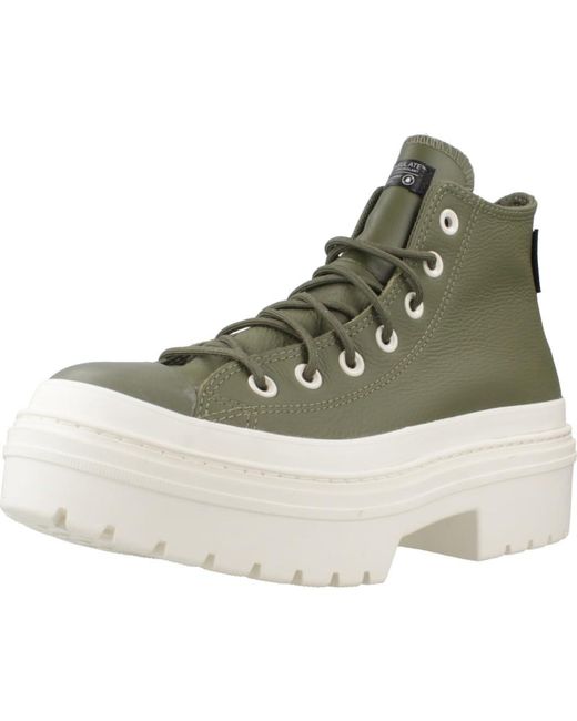 Chuck Taylor All Star Lugged Heel Platform Waterproof Vert 39 Converse en coloris Vert Lyst